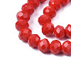 Electroplate Glass Beads Strands EGLA-A044-P4mm-A22-2