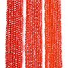 Electroplate Glass Beads Strands EGLA-A044-P2mm-B03-2