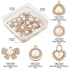 20Pcs 5 Styles Alloy Rhinestone Charms ALRI-FS0001-06-4