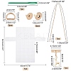 Plastic Shoulder Bag Making Kits DIY-WH0210-51-2