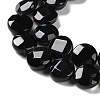Natural Black Agate Beads Strands G-K357-B01-01-4
