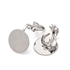 Brass Screw Clip Earring Converter KK-S533-01P-2