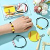 8Pcs Acrylic & Wood Pendant Decoration HJEW-CJ00052-4