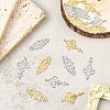 16Pcs 4 Styles 201 Stainless Steel Links STAS-YW0003-51-4