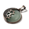 Natural & Synthetic Mixed Gemstone Pendants G-P560-01R-3