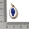 Printing 304 Stainless Steel Pendants STAS-K304-09D-G-3
