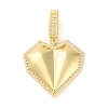 Brass Pendants with Cubic Zirconia KK-D536-05G-1