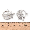 Alloy Rhinestone Pendants FIND-N008-07P-3