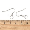 201 Stainless Steel Ear Hooks STAS-C117-03A-P-3