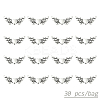 30Pcs Tibetan Style Alloy Angeltee Beads TIBEB-YW0001-32AS-1