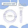 9Pcs Ring Food Grade Eco-Friendly Silicone Focal Beads JX895C-2