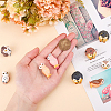 16Pcs 8 Styles Resin Owl Figurines DJEW-DR0001-09-3