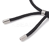 Nylon Round Cord Slider Bracelet Makings AJEW-JB01516-02-4