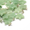 Star Natural Green Aventurine Pendants G-Q367-16-1