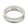 304 Stainless Steel Rings RJEW-K268-04P-2