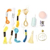 DIY Embroidery Temari Ball Keychain Kits DIY-I064-A06-2
