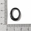 Spray Painted Alloy Spring Gate Rings AJEW-C035-01K-3