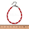 304 Stainless Steel Beaded Bracelets for Women BJEW-M056-04P-4