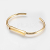 Brass Cuff Bangle Making LS-BJEW-K153-02C-1