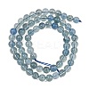 Natural Blue Fluorite Beads Strands GG-CBAF158-6mm-3