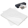 100Pcs Plastic Laminating Pouch Film Photo Protecting Sheets AJEW-WH0606-55B-1