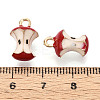 Fruit Alloy Enamel Charms ENAM-N062-06D-3