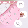 20Pcs Eco-friendly Brass Spring Ring Clasps KK-BBC0027-69B-S-5
