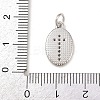 Brass Micro Pave Cubic Zirconia Pendants KK-G544-23P-3