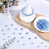 120Pcs Resin UV Reactive Beads RESI-PA0001-34C-4