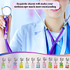 12Pcs Bear Resin Stethoscope Pendant Decorations HJEW-OC00160-5