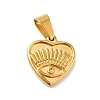 PVD Vacuum Plating 304 Stainless Steel Pendants STAS-F277-37G-1