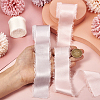 3 Rolls 3 Colors Polyester Frayed Fringe Ribbon OCOR-TA0001-55A-5