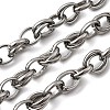 304 Stainless Steel Oval Link Chains CHS-Z007-07P-1