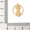 201 Stainless Steel Laser Cut Connector Charms STAS-R132-14G-3