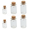 30Pcs 3 Styles Mini Cute Small Glass Jar Glass Bottles AJEW-YW0001-45-1