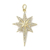 Brass Micro Pave Cubic Zirconia Pendants LS-KK-L248-07G-01-1