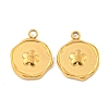 Ion Plating(IP) 304 Stainless Steel Pendants STAS-P365-01G-1