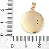 Brass With Cubic Zirconia and Enamel KK-Q005-06G-3