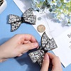 Bowknot Non-woven Fabrics Shoe Decoration FIND-WH0139-290B-3