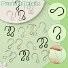 90Pcs 3 Colors Iron S-shape Hooks IFIN-SP0001-48-3
