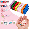 DIY Wooden Clips Making Kits DIY-SP0005-09-5