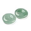 Natural Green Aventurine China Safety Buckle Pendants LS-G-B052-03-2