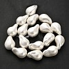 Electroplate Porcelain Beads Strands BSHE-C009-04A-3