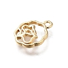 Brass Pendants KK-D312-02G-2