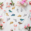 24Pcs 3 Colors 304 Stainless Steel Pendants STAS-DC0013-12-5