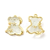 Transparent Resin Crystal Rhinestone Pendants LS-KK-H438-04G-05-2