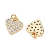 SHEGRACE Valentine's Day Brass Clear Cubic Zirconia Pendants XGRQ3K253-539G-2