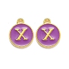 Golden Plated Alloy Enamel Charms LS-ENAM-Q437-12X-1