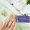 12Pcs 4 Styles Eco-Friendly Brass Watch Band Clasps KK-SC0004-09-3