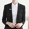 12Pcs 3 Colors Bowknot Brass Brooches for Women JEWB-CA0001-56-5